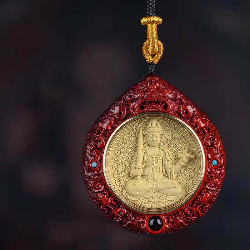 Chinese Zodiac Sandalwood Avalokitesvara Necklace Chinese Zodiac Sandalwood Avalokitesvara Necklace