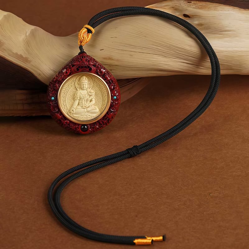 Chinese Zodiac Sandalwood Avalokitesvara Necklace Chinese Zodiac Sandalwood Avalokitesvara Necklace