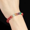 Blessing Bracelet of Cinnabar and Aquamarine Blessing Bracelet of Cinnabar and Aquamarine