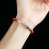 Blessing Bracelet of Cinnabar and Aquamarine Blessing Bracelet of Cinnabar and Aquamarine