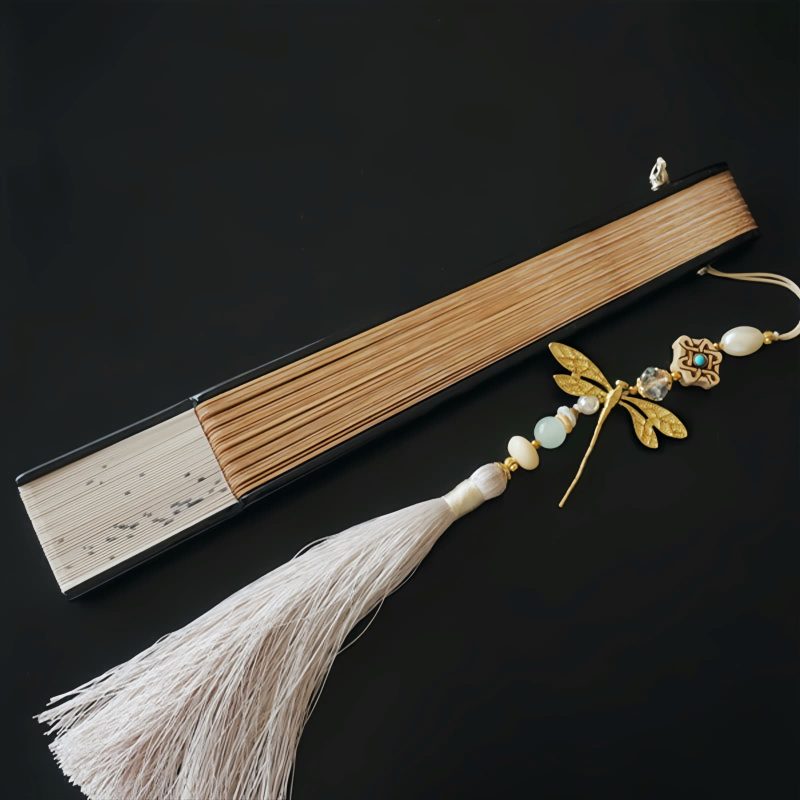 Dragonfly Hollow Bamboo Folding Fan Dragonfly Hollow Bamboo Folding Fan