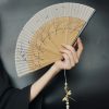 Dragonfly Hollow Bamboo Folding Fan Dragonfly Hollow Bamboo Folding Fan