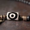 Ebony Dzi Bead Copper Protection Bracelet Ebony Dzi Bead Copper Protection Bracelet