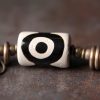 Ebony Dzi Bead Copper Protection Bracelet Ebony Dzi Bead Copper Protection Bracelet