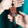 Colgante para Coche de Madera de Ébano: Alce del Equilibrio Ebony Wood Elk Deer Balance Car Hanging Decoration
