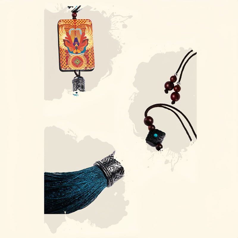 Ebony Wood PiXiu Wealth Car Hanging Decoration Ebony Wood PiXiu Wealth Car Hanging Decoration