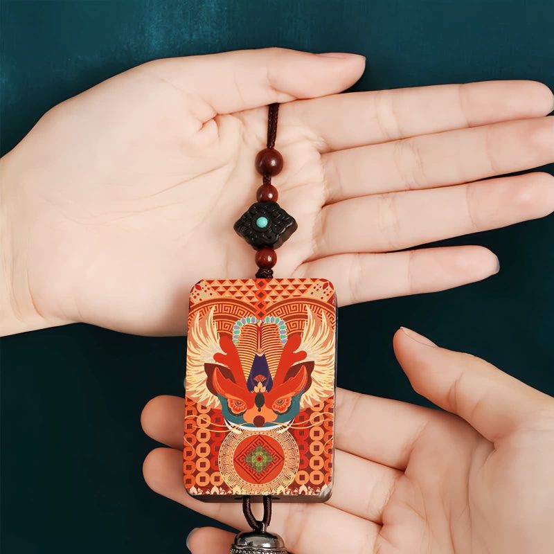 Ebony Wood PiXiu Wealth Car Hanging Decoration Ebony Wood PiXiu Wealth Car Hanging Decoration
