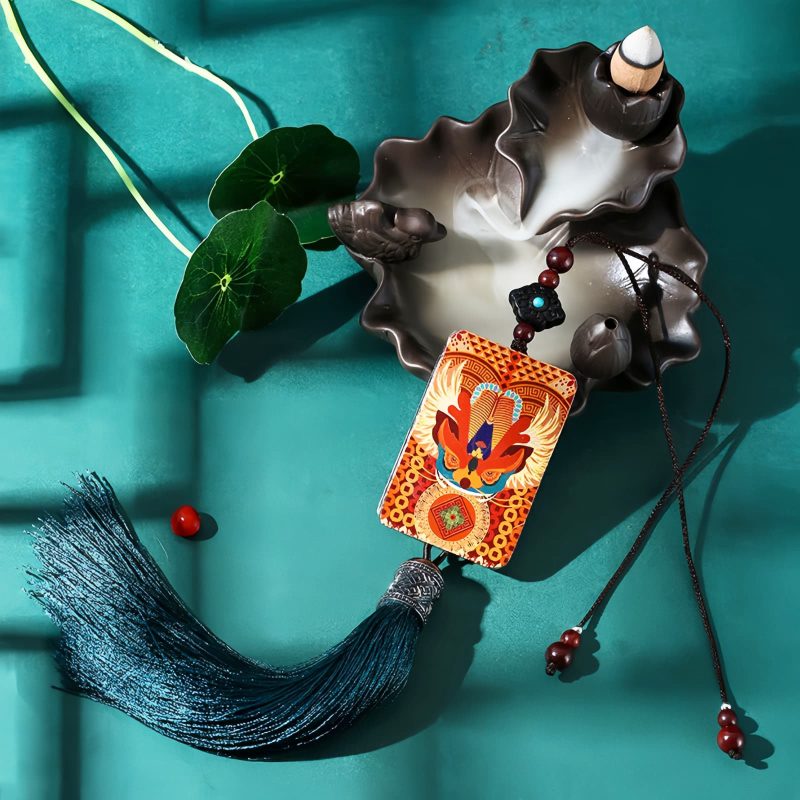 Ebony Wood PiXiu Wealth Car Hanging Decoration Ebony Wood PiXiu Wealth Car Hanging Decoration