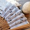 Embroidered Cotton Folding Fan with Bamboo Handle Embroidered Cotton Folding Fan with Bamboo Handle