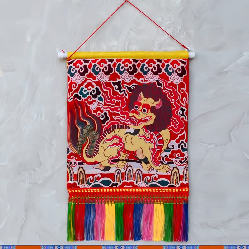 Feng Shui Kirin Colorful Wall Art Feng Shui Kirin Colorful Wall Art