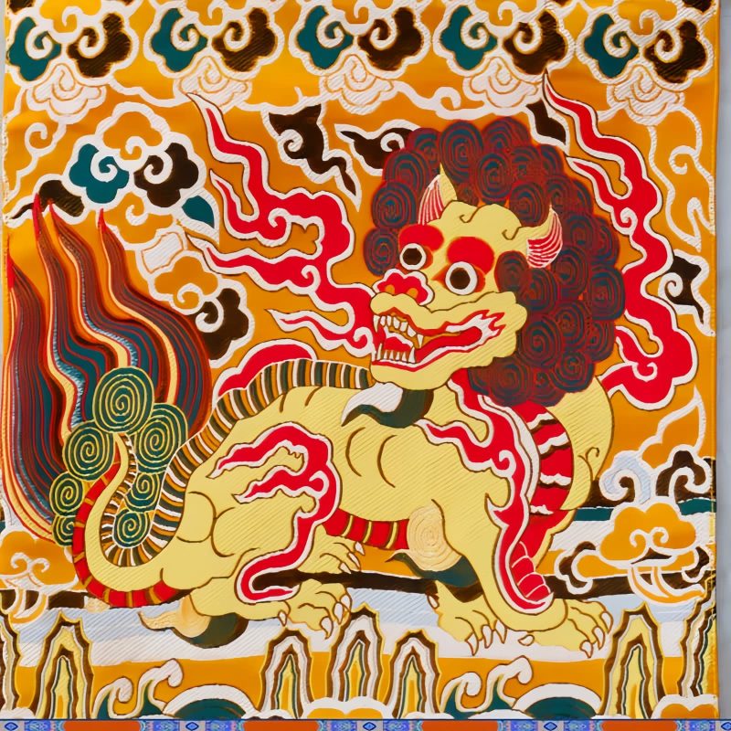 Feng Shui Kirin Colorful Wall Art Feng Shui Kirin Colorful Wall Art