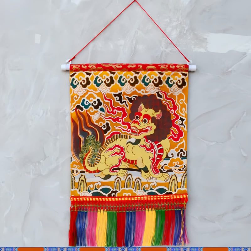 Feng Shui Kirin Colorful Wall Art Feng Shui Kirin Colorful Wall Art