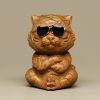 Green Sandalwood Tiger Desk Decoration Green Sandalwood Tiger Desk Decoration