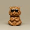 Green Sandalwood Tiger Desk Decoration Green Sandalwood Tiger Desk Decoration