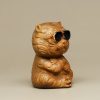 Green Sandalwood Tiger Desk Decoration Green Sandalwood Tiger Desk Decoration