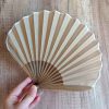 Handcrafted Retro Bamboo Solid Color Folding Fan Handcrafted Retro Bamboo Solid Color Folding Fan