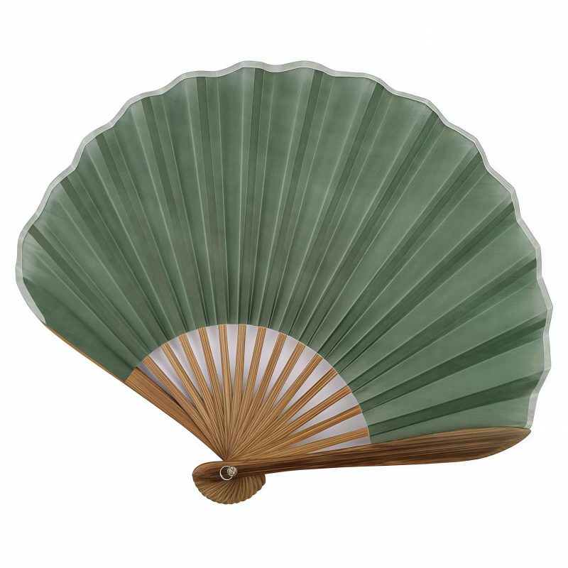 Handcrafted Retro Bamboo Solid Color Folding Fan Handcrafted Retro Bamboo Solid Color Folding Fan