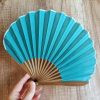 Handcrafted Retro Bamboo Solid Color Folding Fan Handcrafted Retro Bamboo Solid Color Folding Fan