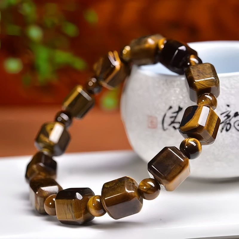 Natural Tiger Eye Shielding Bracelet Natural Tiger Eye Shielding Bracelet