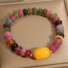 Natural Tourmaline Topaz Positive Bracelet Natural Tourmaline Topaz Positive Bracelet