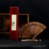 Nha Trang Agarwood Engraved Folding Fan Nha Trang Agarwood Engraved Folding Fan