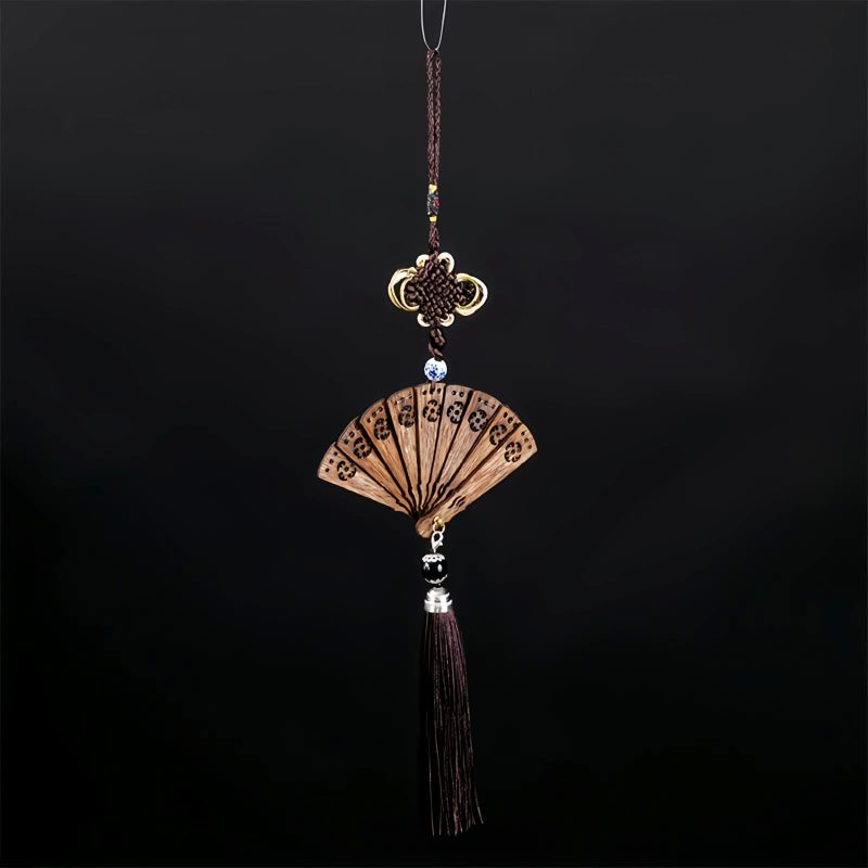 Nha Trang Agarwood Engraved Folding Fan Nha Trang Agarwood Engraved Folding Fan