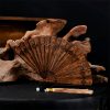 Nha Trang Agarwood Engraved Folding Fan Nha Trang Agarwood Engraved Folding Fan