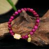 Red Tiger Eye Fu Character Courage Bracelet Red Tiger Eye Fu Character Courage Bracelet