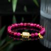 Red Tiger Eye Fu Character Courage Bracelet Red Tiger Eye Fu Character Courage Bracelet