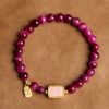 Red Tiger Eye Fu Character Courage Bracelet Red Tiger Eye Fu Character Courage Bracelet