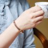 Sandalwood Gray Chalcedony Cuff Bracelet Sandalwood Gray Chalcedony Cuff Bracelet