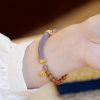 Sandalwood Gray Chalcedony Cuff Bracelet Sandalwood Gray Chalcedony Cuff Bracelet