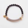 Sandalwood Gray Chalcedony Cuff Bracelet Sandalwood Gray Chalcedony Cuff Bracelet