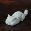 Sandstone Cat Figurines for Tea Ceremony Decoration Sandstone Cat Figurines for Tea Ceremony Decoration