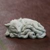 Sandstone Nine Tailed Fox Tea Pet Figurine Sandstone Nine Tailed Fox Tea Pet Figurine