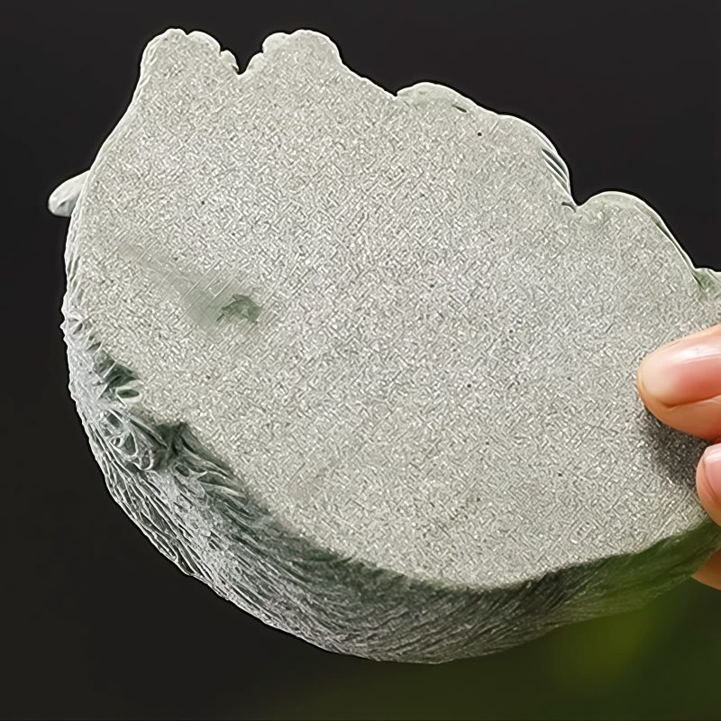 Sandstone Nine Tailed Fox Tea Pet Figurine Sandstone Nine Tailed Fox Tea Pet Figurine