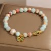 Schoushan-Stein Schmetterlings-Armband für Wohlstand und Transformation Shoushan Stone Butterfly Wealth Bracelet