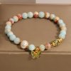 Schoushan-Stein Schmetterlings-Armband für Wohlstand und Transformation Shoushan Stone Butterfly Wealth Bracelet