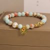 Schoushan-Stein Schmetterlings-Armband für Wohlstand und Transformation Shoushan Stone Butterfly Wealth Bracelet