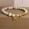 Schoushan-Stein Schmetterlings-Armband für Wohlstand und Transformation Shoushan Stone Butterfly Wealth Bracelet