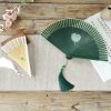 Silk Peony Folding Fan with Bamboo Frame Silk Peony Folding Fan with Bamboo Frame
