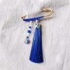Tibetan Chalcedony Tassel Brooch Tibetan Chalcedony Tassel Brooch
