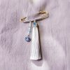 Tibetan Chalcedony Tassel Brooch Tibetan Chalcedony Tassel Brooch