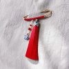 Tibetan Chalcedony Tassel Brooch Tibetan Chalcedony Tassel Brooch