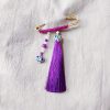 Tibetan Chalcedony Tassel Brooch Tibetan Chalcedony Tassel Brooch