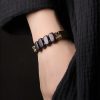 Tibetan Ebony Wood Copper Double Layer Bracelet Tibetan Ebony Wood Copper Double Layer Bracelet