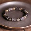 Tibetan Ebony Wood Copper Peace Bracelet Tibetan Ebony Wood Copper Peace Bracelet