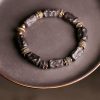 Tibetan Ebony Wood Copper Peace Bracelet Tibetan Ebony Wood Copper Peace Bracelet
