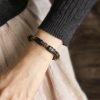 Tibetan Ebony Wood Copper Peace Bracelet Tibetan Ebony Wood Copper Peace Bracelet