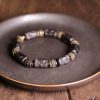 Tibetan Ebony Wood Copper Peace Bracelet Tibetan Ebony Wood Copper Peace Bracelet